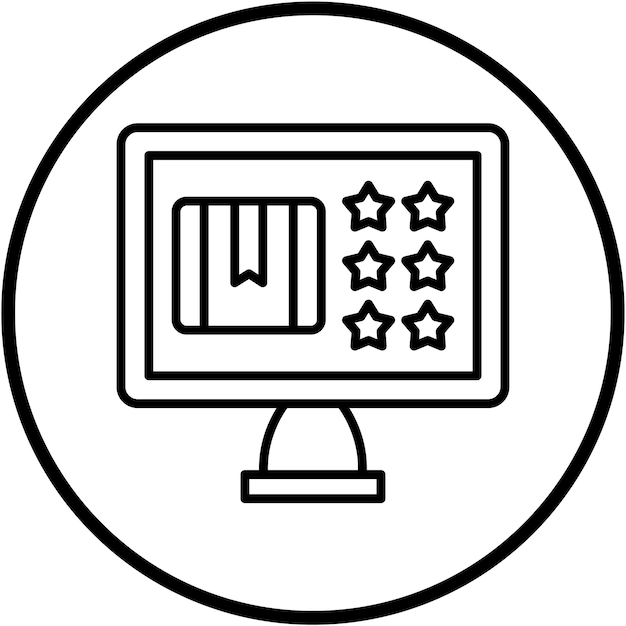 Estilo del icono de retroalimentación del diseño vectorial