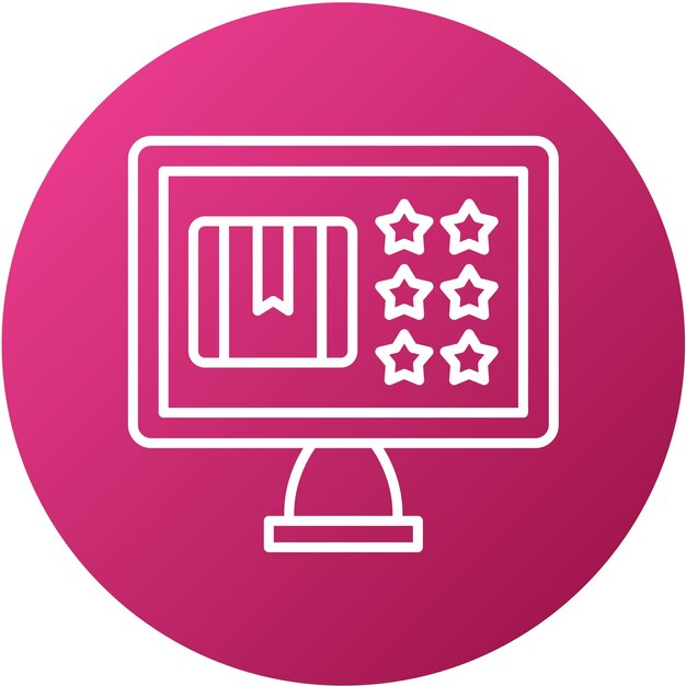 Estilo del icono de retroalimentación del diseño vectorial