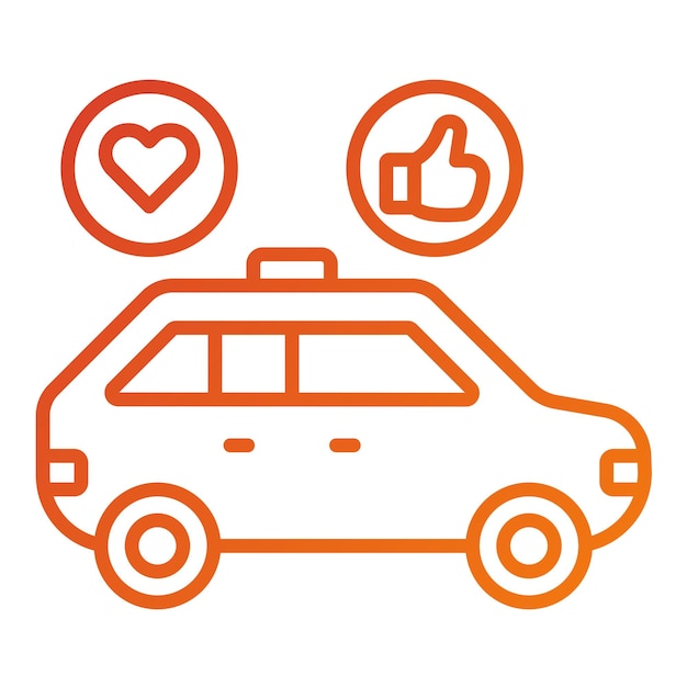 Estilo del icono de retroalimentación del diseño vectorial