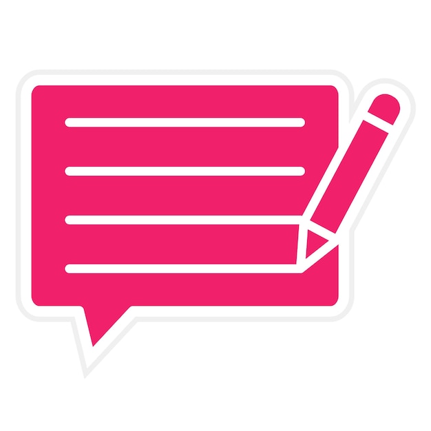 Estilo del icono de retroalimentación del diseño vectorial