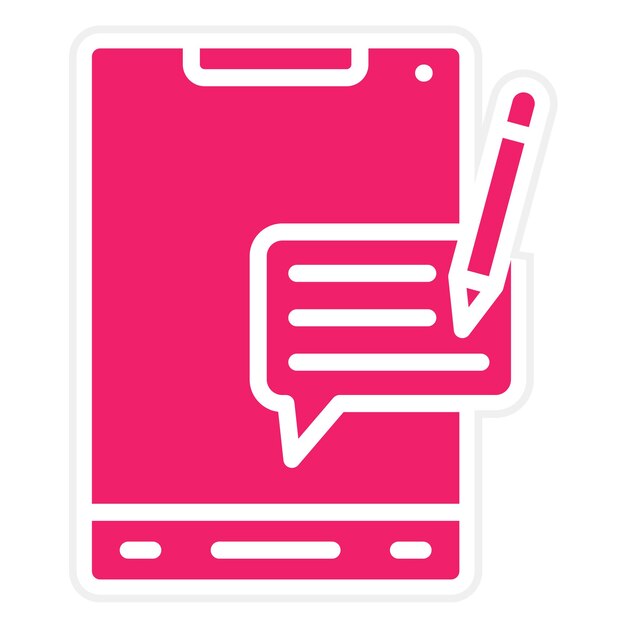 Estilo del icono de retroalimentación del diseño vectorial