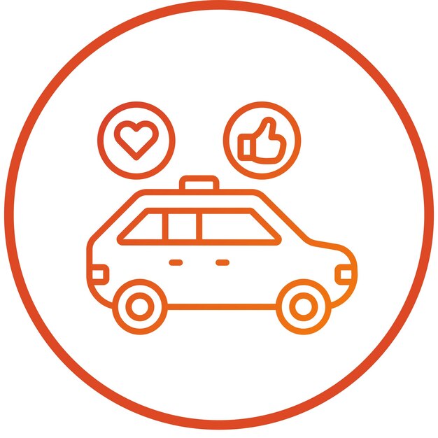 Estilo del icono de retroalimentación del diseño vectorial