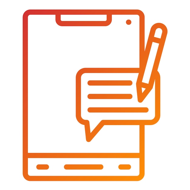 Estilo del icono de retroalimentación del diseño vectorial
