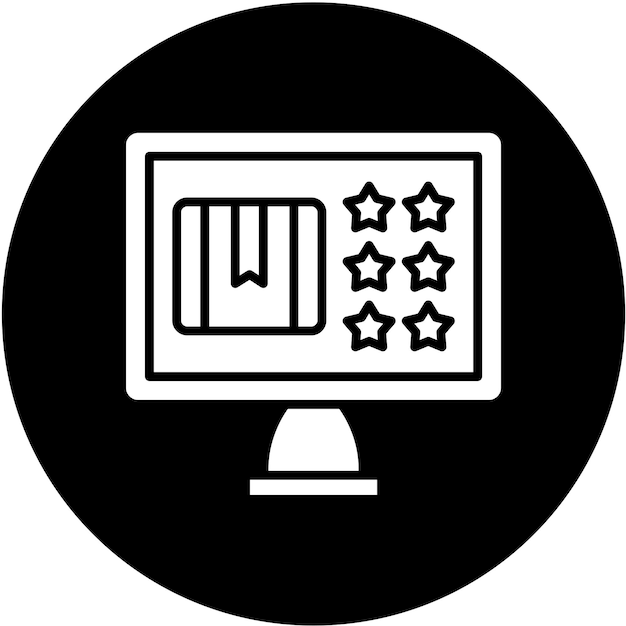 Estilo del icono de retroalimentación del diseño vectorial