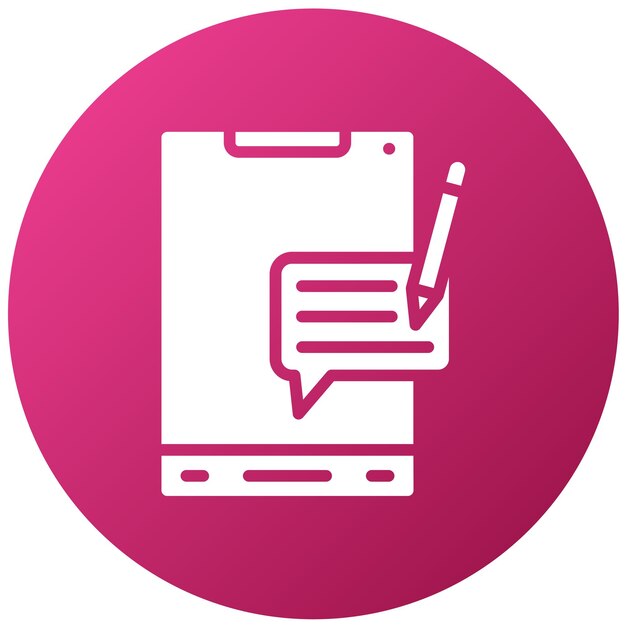 Estilo del icono de retroalimentación del diseño vectorial