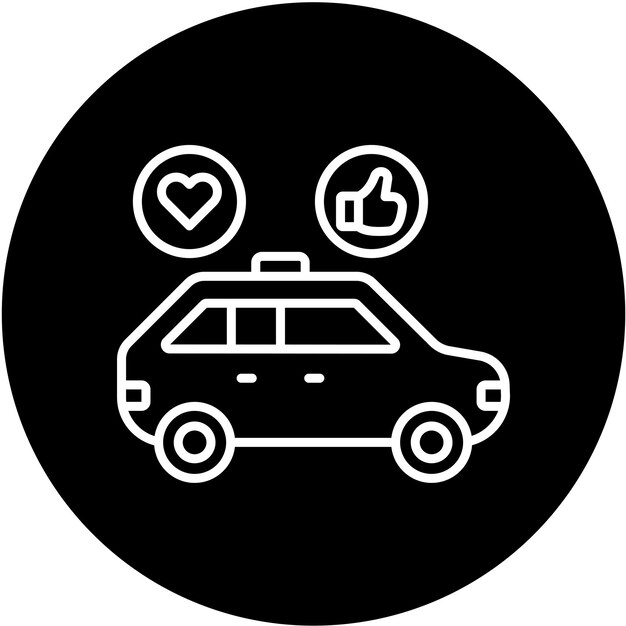 Estilo del icono de retroalimentación del diseño vectorial