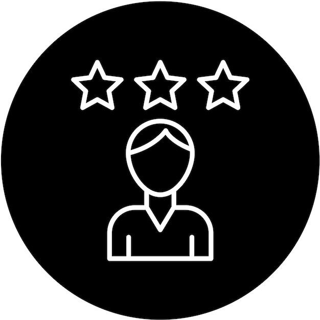 Estilo del icono de retroalimentación del diseño vectorial