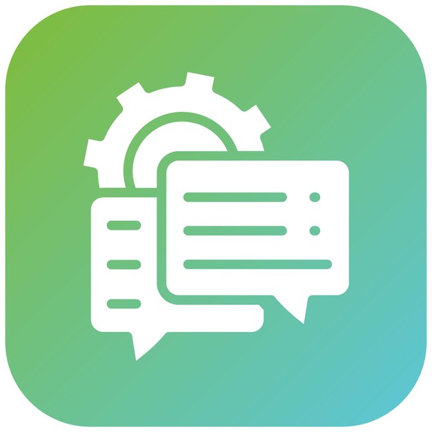 Estilo del icono de retroalimentación del servicio de diseño vectorial