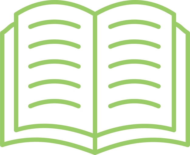 Estilo de icono de la revista de diseño vectorial