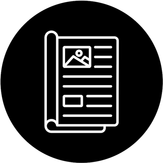 Estilo del icono de las revistas