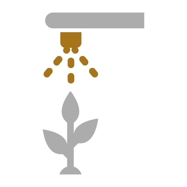 Estilo del icono de riego de diseño vectorial