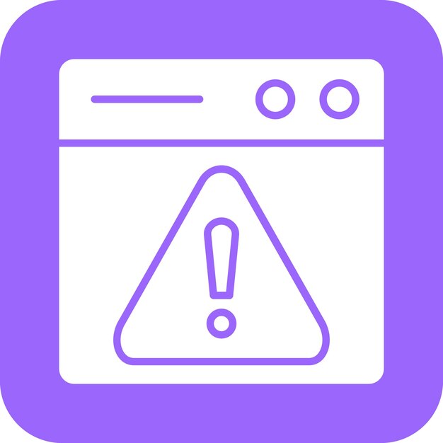 Estilo del icono de riesgo de diseño vectorial