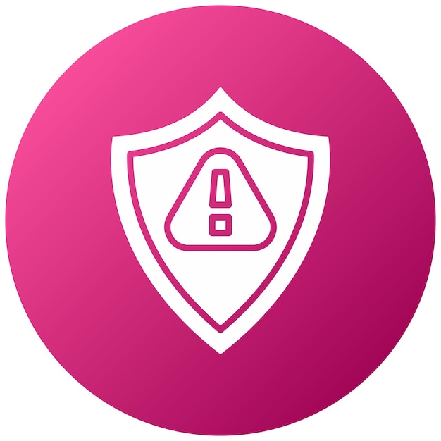 Estilo del icono de riesgo de diseño vectorial