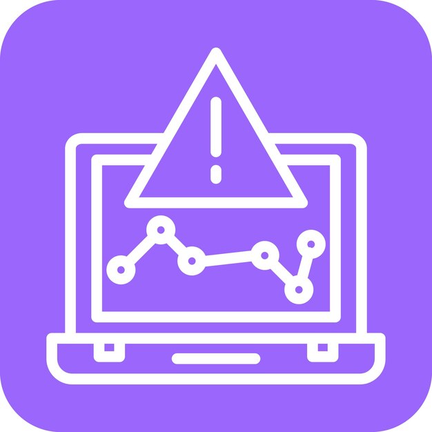 Estilo del icono de riesgo empresarial