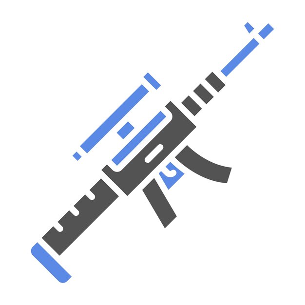 Estilo del icono del rifle de francotirador