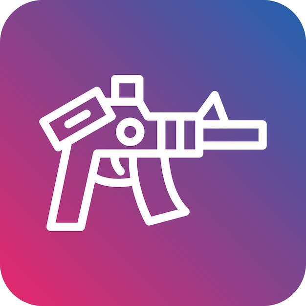 Estilo del icono del rifle