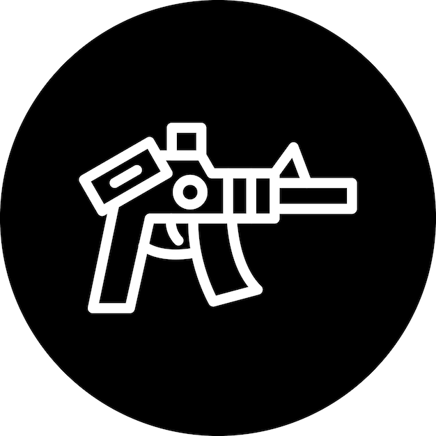 Estilo del icono del rifle