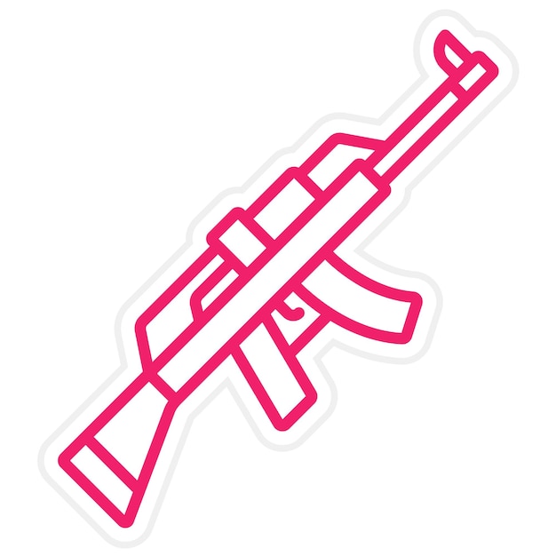 Estilo del icono del rifle