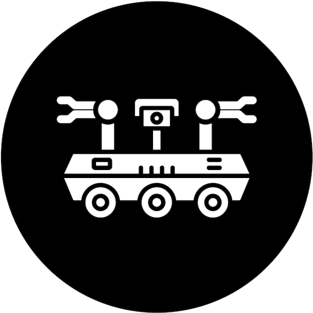 Estilo del icono del robot espacial