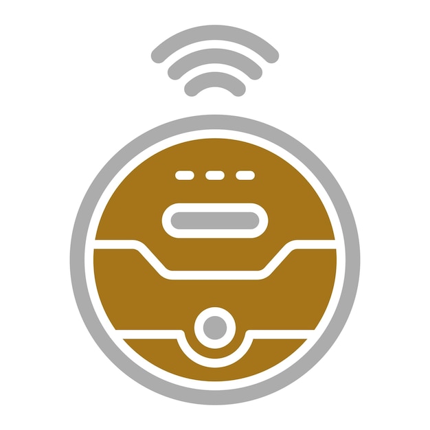 Estilo del icono del robot de vacío