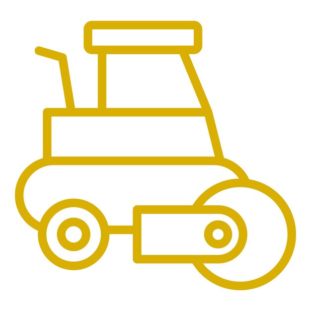 Estilo del icono del rodillo de diseño vectorial