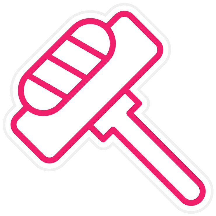 Vector estilo del icono del rodillo de diseño vectorial