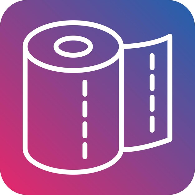 Estilo del icono del rollo de tejido