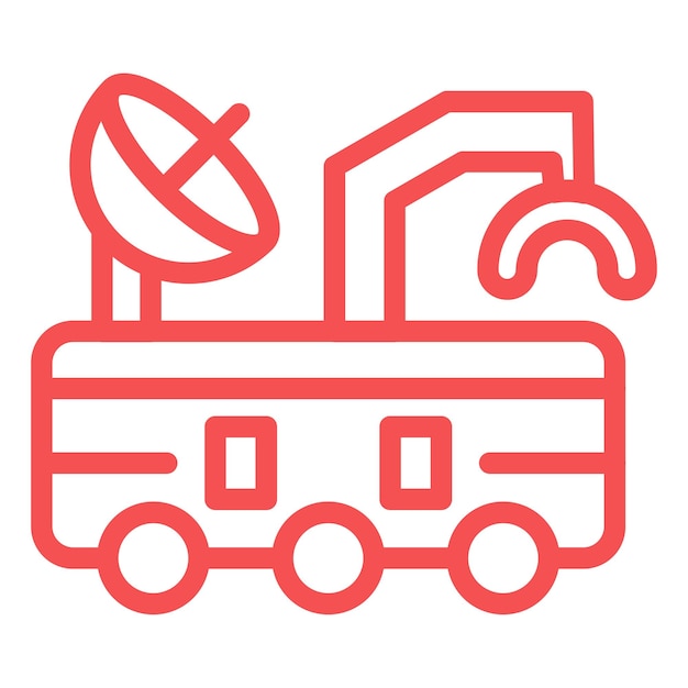 Estilo del icono del rover lunar