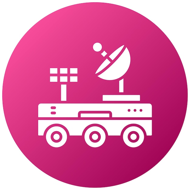 Estilo del icono del rover lunar