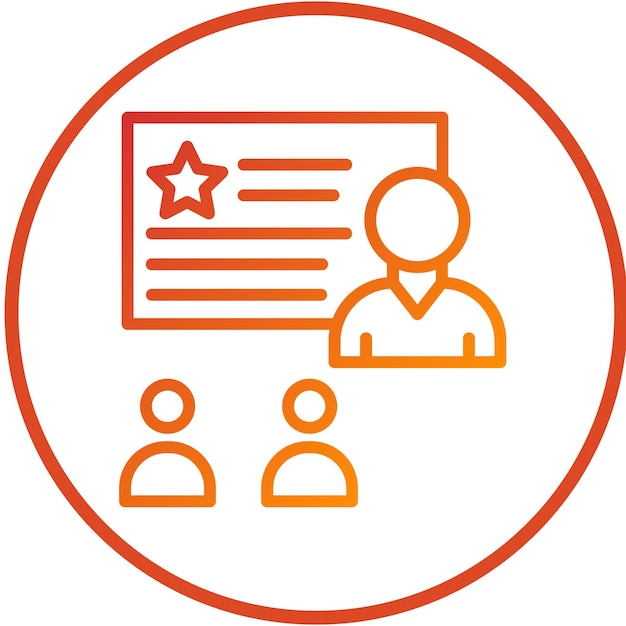 Estilo del icono de la sala de entrenamiento de diseño vectorial