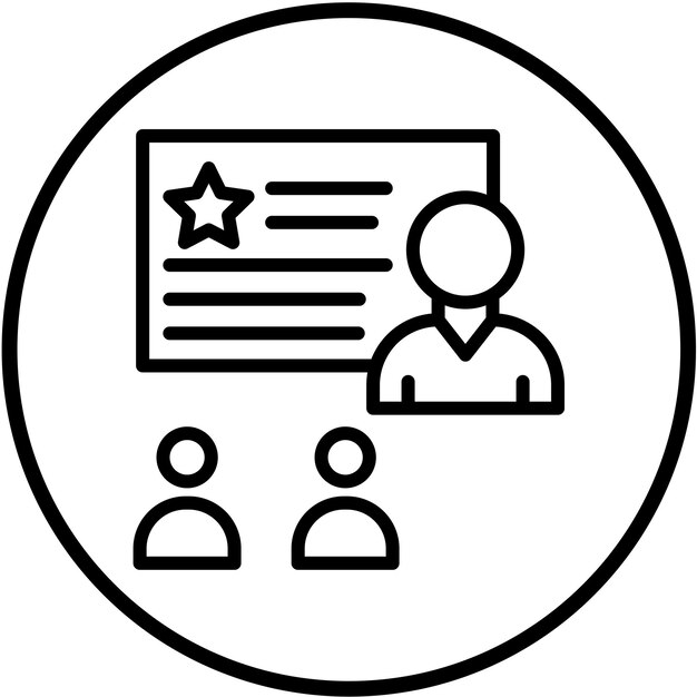 Estilo del icono de la sala de entrenamiento de diseño vectorial