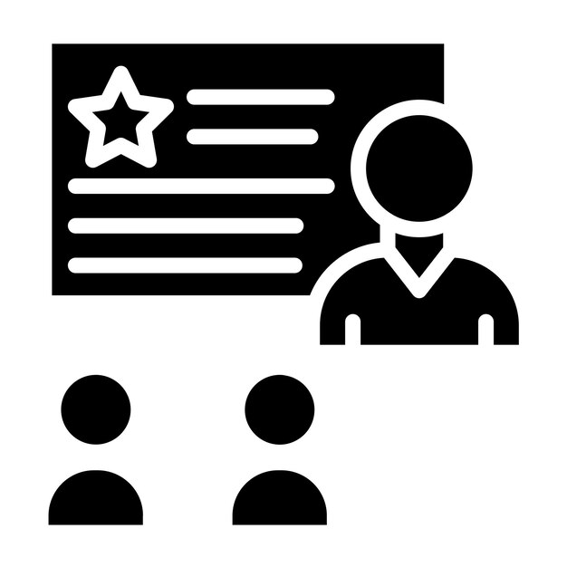 Estilo del icono de la sala de entrenamiento de diseño vectorial
