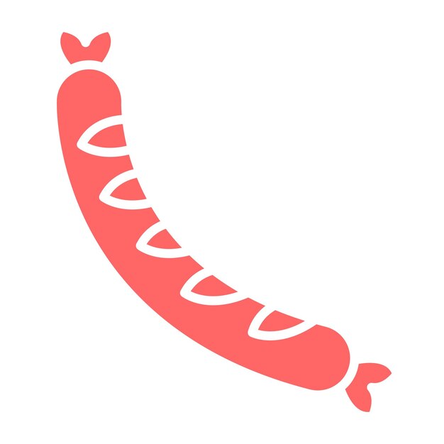 Estilo del icono de las salchichas