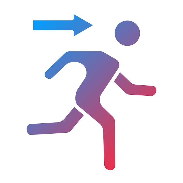 Estilo del icono de salida del diseño vectorial