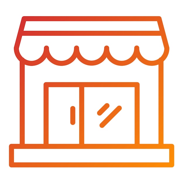 Estilo del icono de salida de diseño vectorial