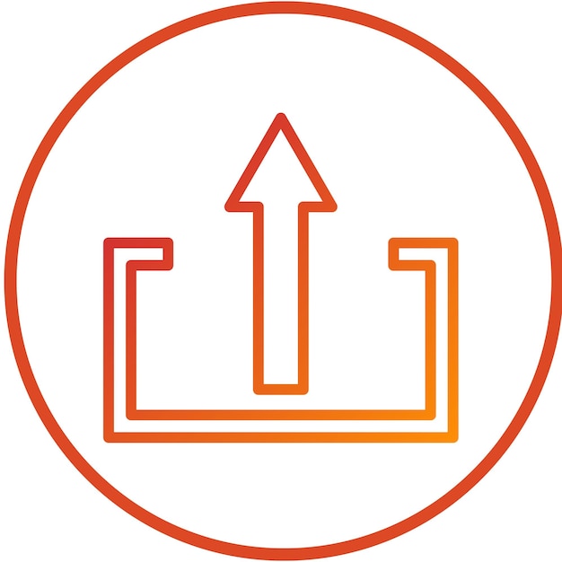 Estilo del icono de salida del diseño vectorial