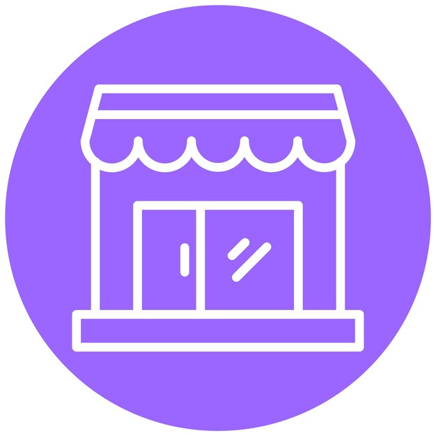 Estilo del icono de salida de diseño vectorial
