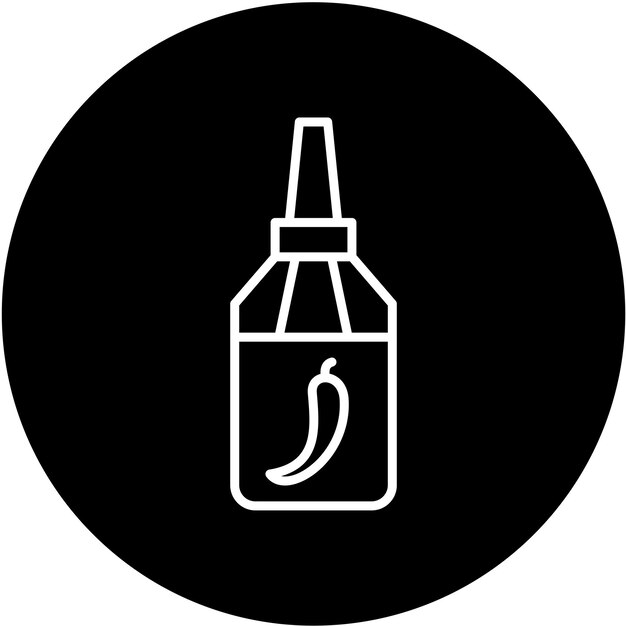 Estilo del icono de la salsa