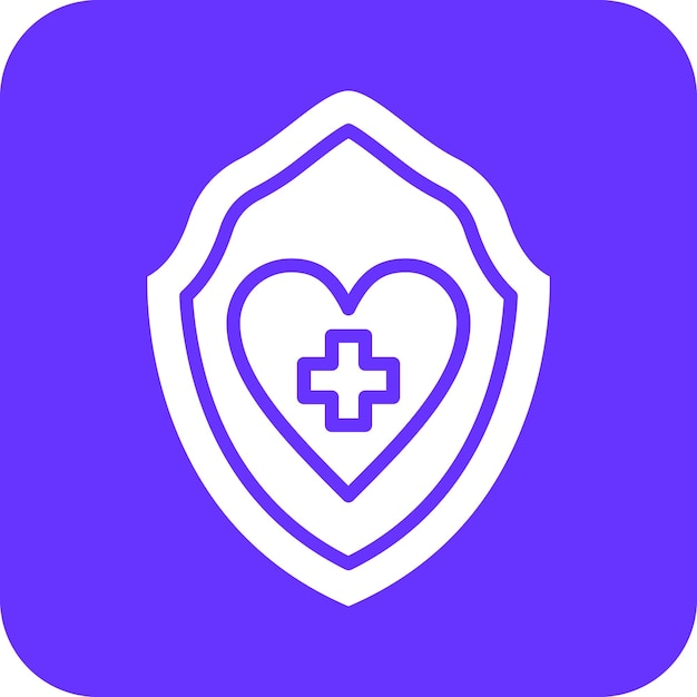 Estilo del icono de salud del diseño vectorial