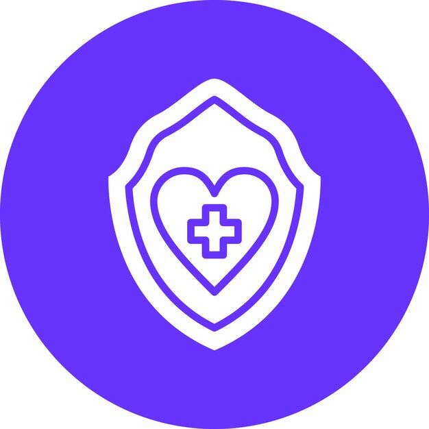 Estilo del icono de salud del diseño vectorial
