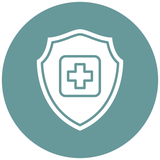 Estilo del icono de salud del diseño vectorial