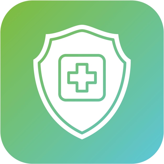 Estilo del icono de salud del diseño vectorial