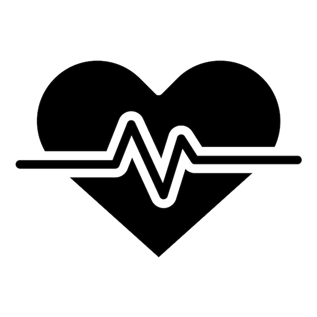 Estilo del icono de salud del diseño vectorial