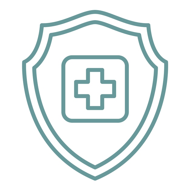 Estilo del icono de salud del diseño vectorial