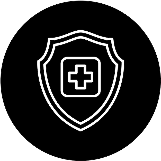 Estilo del icono de salud del diseño vectorial