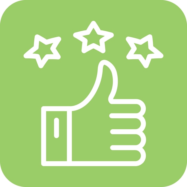 Estilo del icono de satisfacción del diseño vectorial