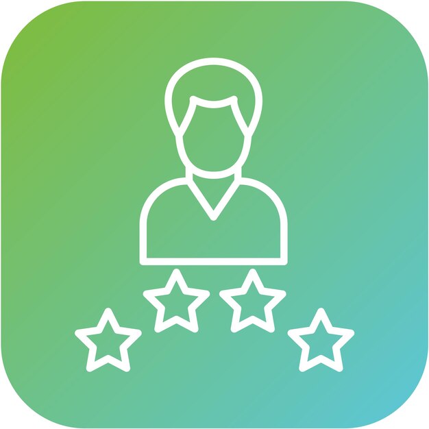 Estilo del icono de satisfacción del diseño vectorial