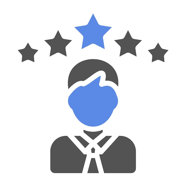 Estilo del icono de satisfacción del diseño vectorial