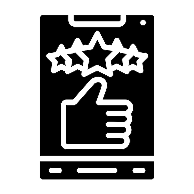 Estilo del icono de satisfacción del diseño vectorial