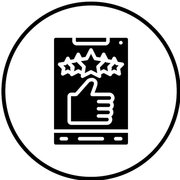 Estilo del icono de satisfacción del diseño vectorial